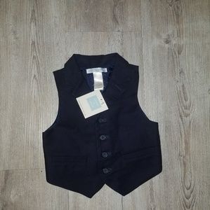New Navy Janie & Jack toddler Vest